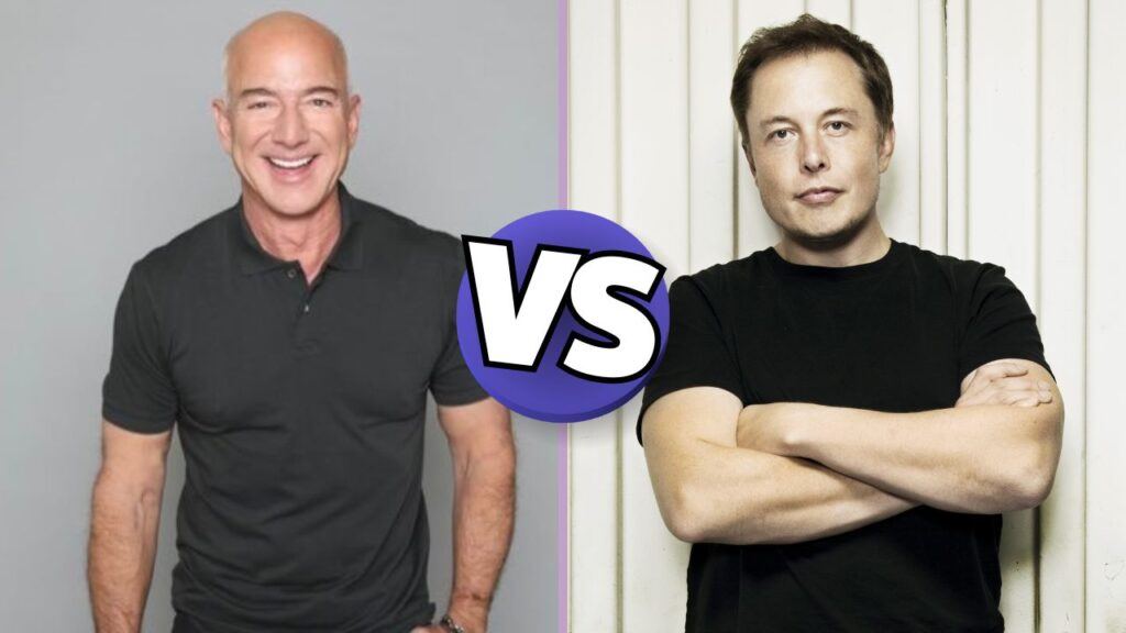 Jeff Bezos vs. Elon Musk Net Worth Comparison